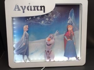 ΤΡΙΣΔΙΑΣΤΑΤΗ ΦΩΤΙΖΟΜΕΝΗ ΚΟΡΝΙΖΑ FROZEN