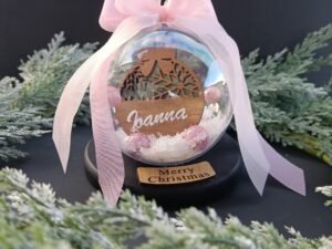 ΔΙΑΦΑΝΗ ΜΠΑΛΑ ΜΕ ΞΥΛΙΝΟ ΣΤΟΙΧΕΙΟ