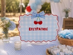ΕΧΡΩΜΗ ΠΙΝΑΚΙΔΑ ΒΑΠΤΙΣΗΣ